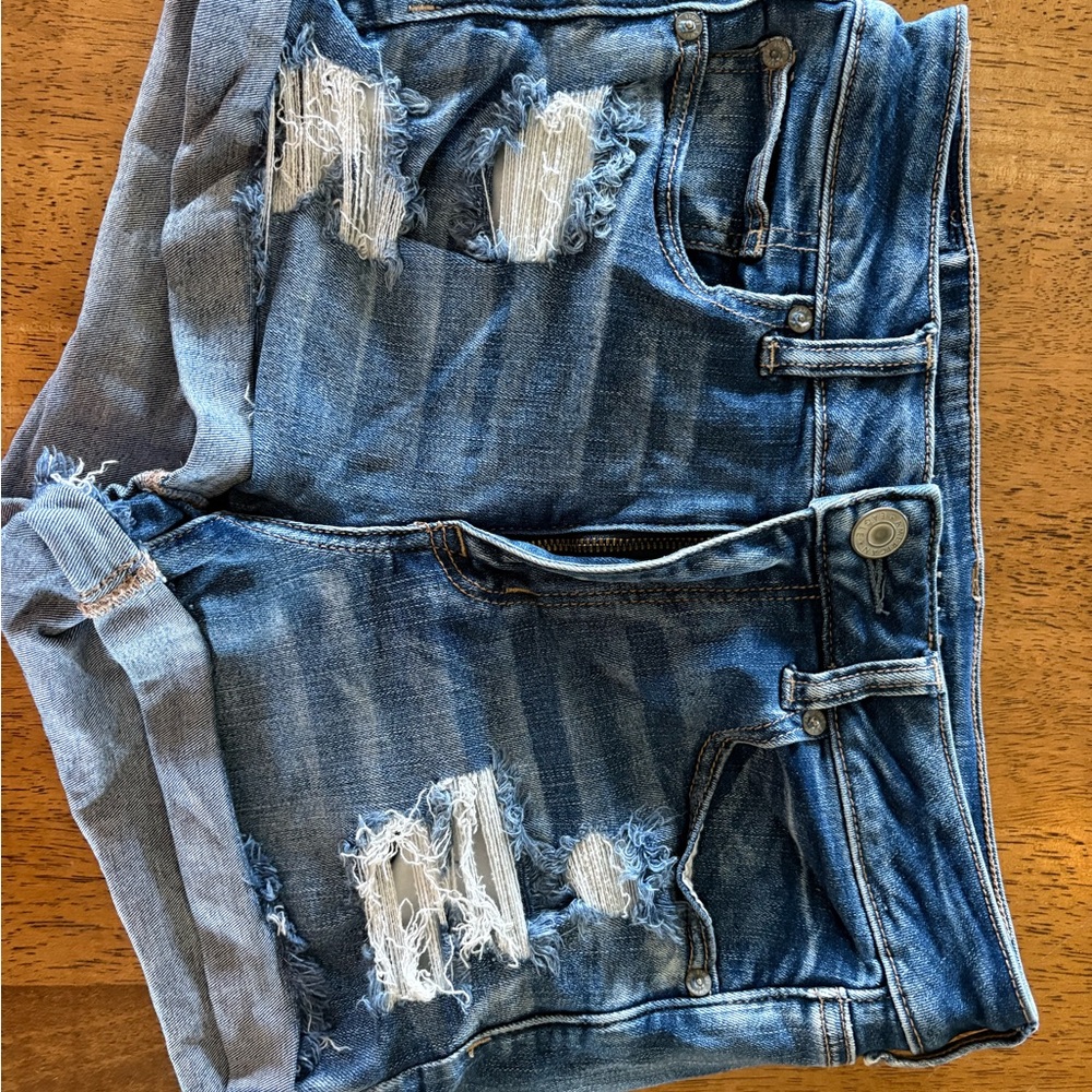 American Eagle Outfitters Blue Distressed Jeans